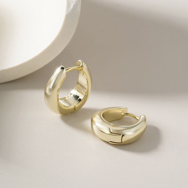 Luxe Chunky Huggie Hoops